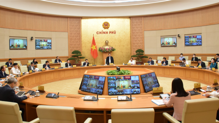 Thủ tướng ồng Phạm Minh Chính đơng lam Pơrjum pờ tơlik tàm internet gùt lơgar bè broă lơh sa mpồl bơtiàn nhai 3 mờ 3 nhai bồ nam 2022