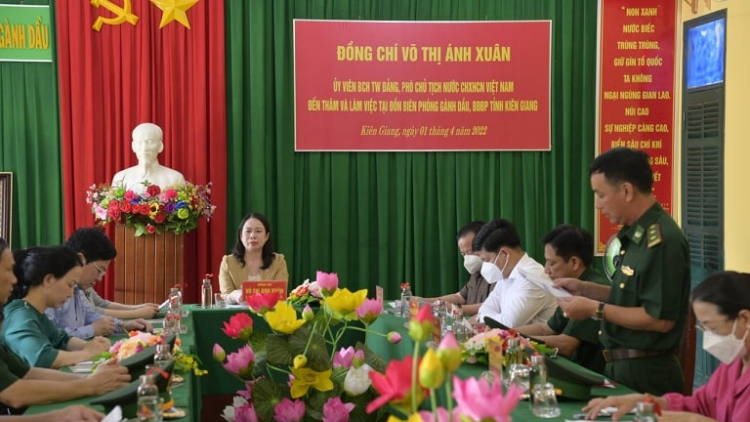 Phó Củ tịc lơgar mò Võ Thị Ánh Xuân còp mờ lơh broă tàm Pôs đồng ling sền gàr tiah nhàr lơgar Gành Dầu, càr Kiên Giang