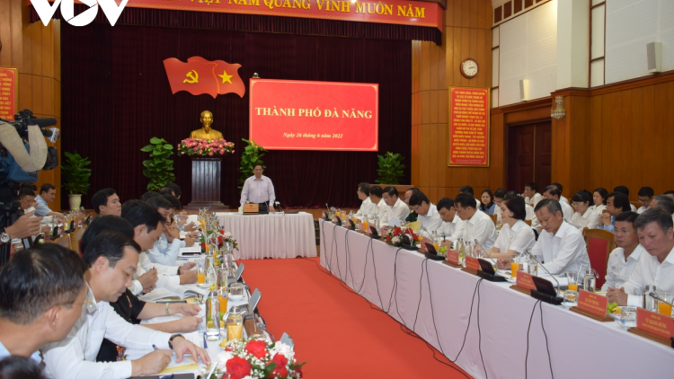 Thủ tướng ồng Phạm Minh Chính lơh broă mờ kwang đơng lam bồ tờm ngan bơh ƀòn dờng Đà Nẵng dê