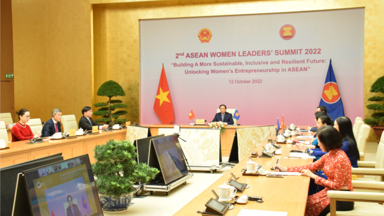 Thủ tướng Cíñ phủ ồng Phạm Minh Chính tus bal Pơrjum Kwang bàng kấp dờng ùr Kwang đơng lam bồ ASEAN dơ̆ 2