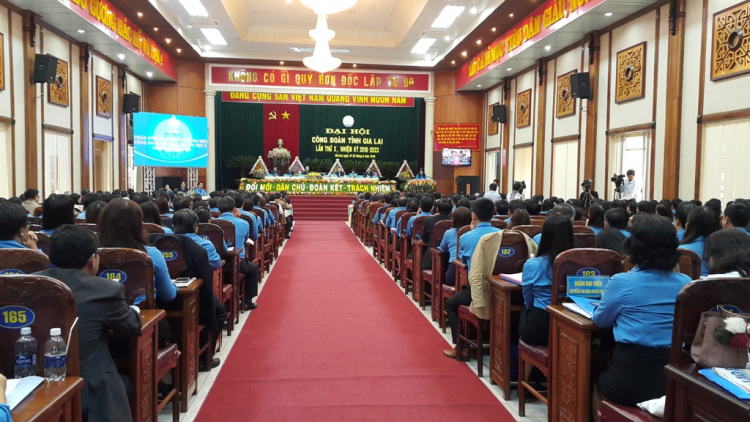 Gialai: Đại hội Công đoàn tâl X
