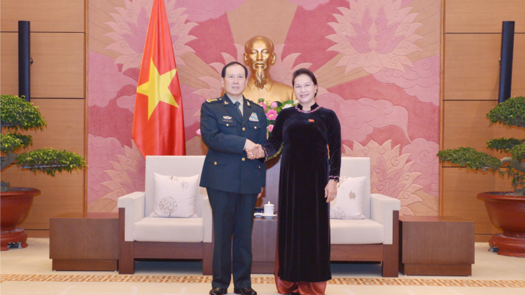 Kruanh Quốc hội mâp dơm Bộ trưởng Bộ Quốc phòng Trung Quốc