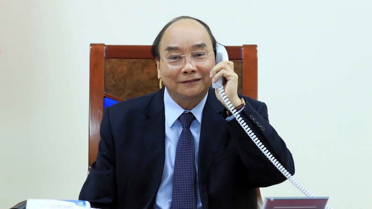 Thủ tướng Nguyễn Xuân Phúc kuăl điện tâm nchră đah Tổng thống Philippines