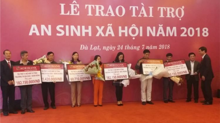 Agribank Lâm đồng ntop kơl rlău 3 rmen prăk an đăp mpăn nău rêh