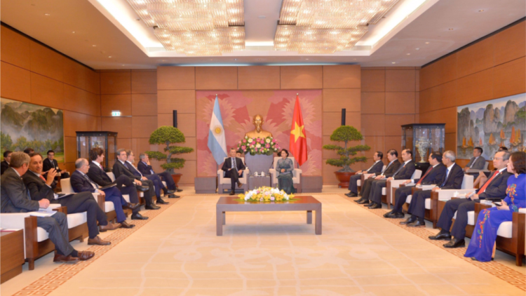 Kruanh Quốc hội mâp ngơi Tổng thống Argentina.