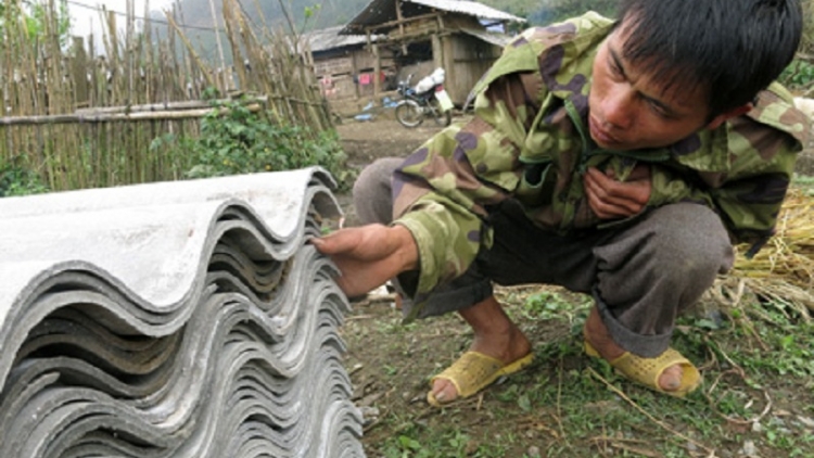 Cảnh báo về tác hại của tấm lợp fibro xi măng