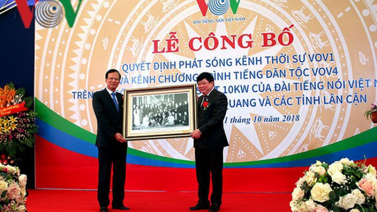 Phát sóng kênh VOV1, VOV4 tại Tuyên Quang và các tỉnh lân cận