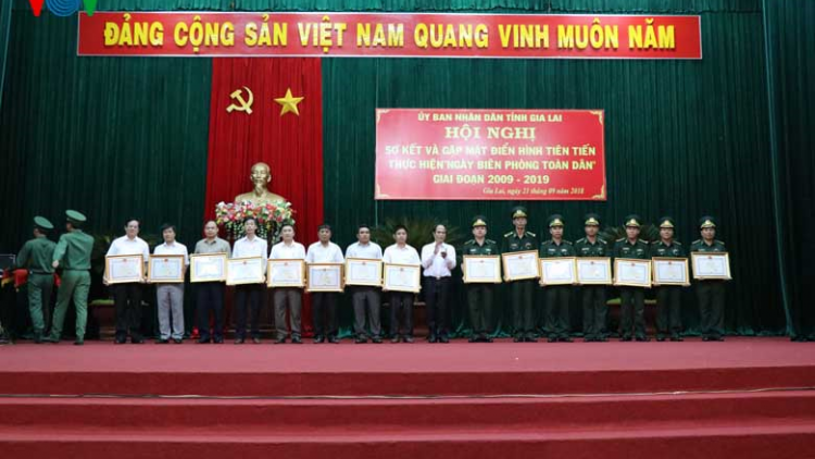 Gia Lai: 46 tập thể, cá nhân tiêu biểu bảo vệ biên giới nhận bằng khen