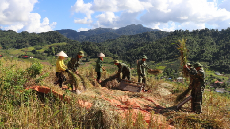 Bộ đội biên phòng làm theo lời Bác