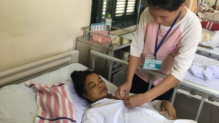 Chị Mỷ cần tiền phẫu thuật giữ mạng sống