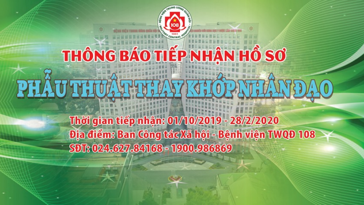 Thay khớp háng và khớp gối cho bệnh nhân nghèo