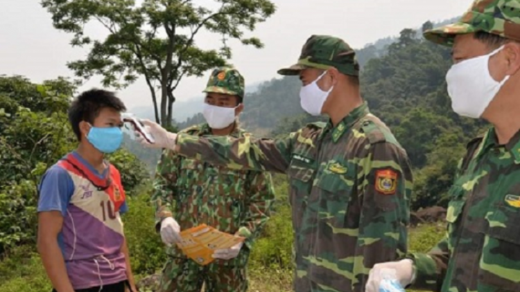 Quân dân biên giới chung tay đẩy lùi dịch bệnh Covid 19