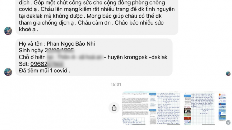 Đắk Lắk: Nhiều đoàn viên thanh niên viết đơn tình nguyện tham gia tuyến đầu phòng chống dịch