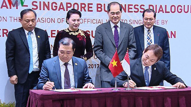 Kăn xiâm hnê ngăn Kuo#k ho#i veăng hôp tơpui tơno [ă mâu khu mơdró Việt Nam – Singapore