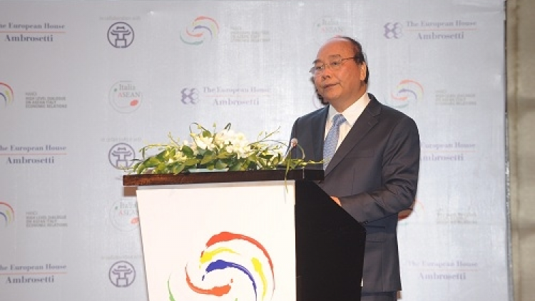 Ngế pro xiâm hnê ngăn tơnêi têa veăng hôp tơpui [ă khu mơdró Italy-ASEAN