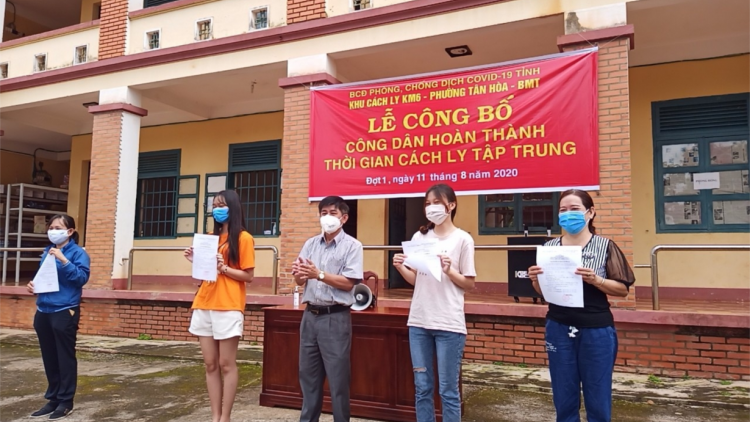 Dak Lak 107 ngế F1 ki achê [ă mơngế tâ pơreăng Covid-19 hiăng tâi hâi klâ ối krê