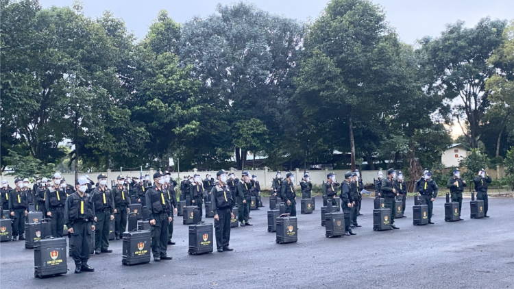 Kăn ƀô̆, lêng Trung đoàn kăn sat cơ đô̆ng Tây Nguyên lăm troh a mâu kong pơlê peăng Hdroh kum tơplâ mơdât pơreăng