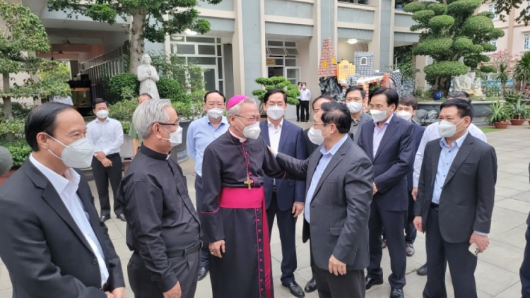 Pôa Phạm Minh Chính, Ngế pro xiâm hnê ngăn tơnêi têa rơkâu Noel 2021 ƀok xối, jâ chĭng, kuăn khôp Pâ Xeăng a kong pơlê Bà Rịa Vũng Tàu