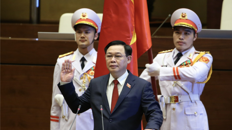 Pôa Vương Đình Huệ, châ rah xo pro Kăn xiâm hnê ngăn Kuôk hô̆i