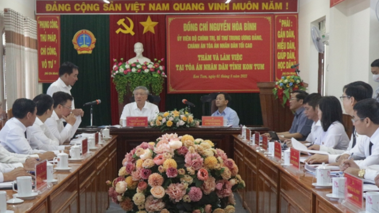 Pôa Nguyễn Hòa Bình, Kăn pơkuâ ‘na tơleăng tơdroăng xôi dêi Hngêi tơleăng xiâm pêi cheăng a Kon Tum