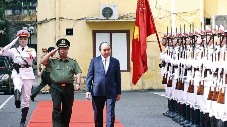 Pôa Nguyễn Xuân Phúc, Kăn xiâm hnê ngăn tơnêi têa pêi cheăng ƀă khu xiâm kŏng an cheăng kâ (dêi Khu xiâm kŏng an)