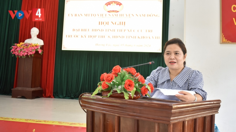 TỔ ĐẠI BIỂU SỐ 8, HĐND TỈNH THỪA THIÊN HUẾ LƯM ĐHANUÔR CHR’HOONG NAM ĐÔNG