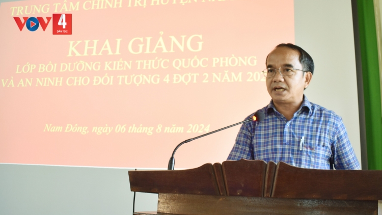 NAM ĐÔNG: TƠỢP BHRỢ LỚP PA CHOOM, LÊY CHA MÊẾT CR’LIÊNG XA NAY ĐẮH C’NĂL BH’RỢ QUỐC PHÒNG LÂNG AN NINH ĐỐI TƯỢNG 4 C’MOO 2024