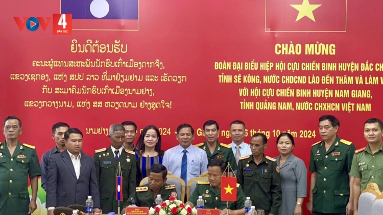 HỘI CCB CHR’HOONG NAM GIANG (QUẢNG NAM) LÂNG HIỆP HỘI CCB CHR’HOONG ĐĂC CHƯNG (LÀO) KÝ BH’AR PA ZƯM BHRỢ TÊNG