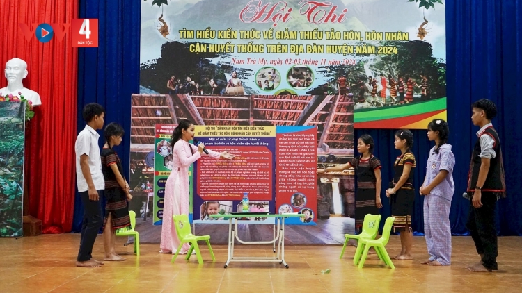 HỌC SINH NAM TRÀ MY (QUẢNG NAM) THI CHẤC NĂL C’NĂL ĐĂH PA XIÊR TR’BƠƠN TR’PAY TƠỢ DZỢ P’NIÊN K’TỨI