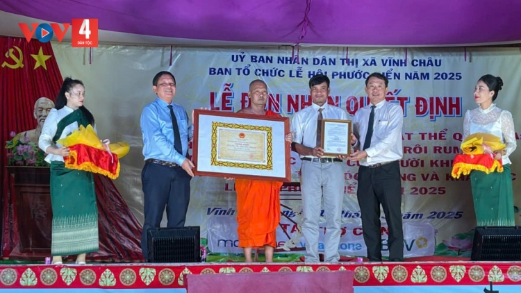 BHIỆC BHAN CHRÔI RUM CHÊK ÂNG MANUYH KHMER ĐHỊ VĨNH CHÂU (SÓC TRĂNG) VAIH NĂC C’KIR VĂN HÓA PHI VẬT THỂ