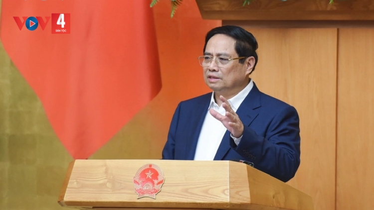 THỦ TƯỚNG PHẠM MINH CHÍNH K’ĐHƠỢNG PR’HỌP CHÍNH PHỦ C’XÊÊ 5/2025