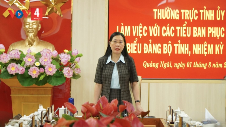 THƯỜNG TRỰC TỈNH ỦY QUẢNG NGÃI PA BHRỢ LÂNG APÊÊ TIỂU BAN BHRỢ ĐẠI HỘI ĐẠI BIỂU ĐẢNG BỘ TỈNH G’LUH I, NHIỆM KỲ 2025 – 2030