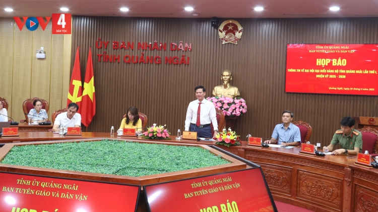 ĐẠI HỘI ĐẠI BIỂU ĐẢNG BỘ TỈNH QUẢNG NGÃI G’LUH I TA BHRỢ TƠỢ T’NGAY 10 TƯƠC 12/9/2025