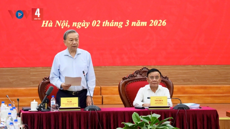 TỔNG BÍ THƯ TÔ LÂM: BHRỢ PR’ĐƠỢ NHÂM MÂNG ĐOỌNG PA DƯR PA XƠC TƯƠC C’MOO 2045