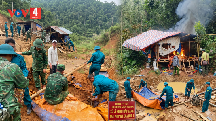 Nhức nhối nạn khai thác vàng trái phép tại vùng cao thành phố Huế