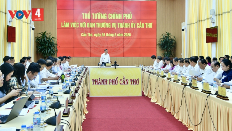 THỦ TƯỚNG LÊ MINH HƯNG BHRỢ BHIỆC LÂNG BAN THƯỜNG VỤ THÀNH UỶ CẦN THƠ