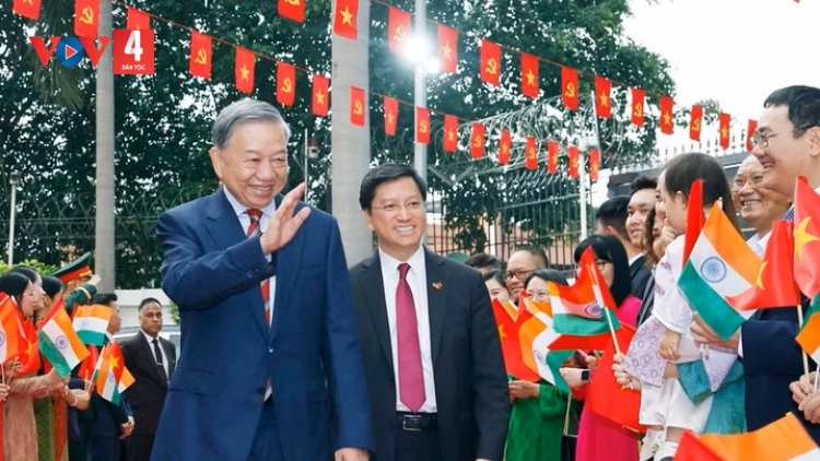 TỔNG BÍ THƯ, CHỦ TỊCH NƯỚC TÔ LÂM TR’LUM LÂNG MANUYH VIỆT NAM ĂT COH ẤN ĐỘ