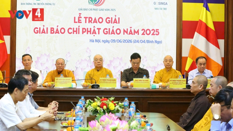 35 tác phẩm đoạt Giải Báo chí Phật giáo năm 2025