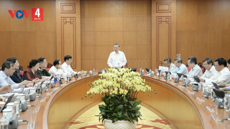 TỔNG BÍ THƯ, CHỦ TỊCH NƯỚC TÔ LÂM PA BHRỢ LÂNG BAN TỔ CHỨC TRUNG ƯƠNG ĐĂH BHRỢ TÊNG NGHỊ QUYẾT 28