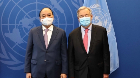 Tổng thư ký Liên hợp quốc năm ngôi tơ̆ Việt Nam