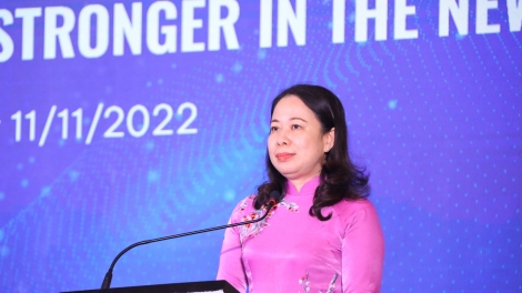  K’iăng Khua lăn čar Võ Thi Ánh Xuân nao hlăm klei kƀĭn gưl dlông Phung mnia mblei mniê ASEAN 2022