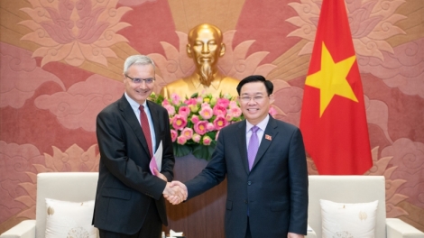 Củ tịc Quôk hội ồng Vương Đình Huệ wă Đại sứ lơgar Tây 