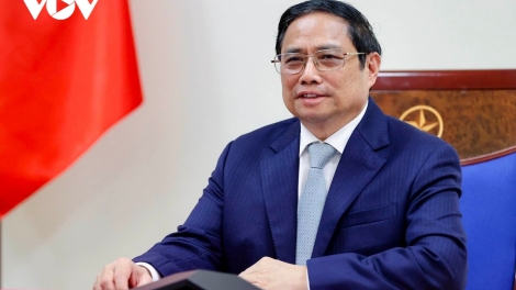 Khua dêh čar ơi Phạm Minh Chính pơhiăp telephôn hăng Khua dêh čar Prang