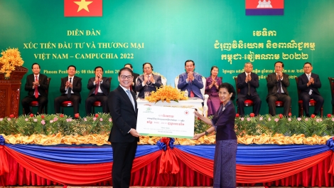 Thủ tướng Chính phủ Phạm Minh Chính râng rƀŭn ntrŭt ngăch ntuh kơl n’hanh tăch rgâl Việt Nam-Campuchia 