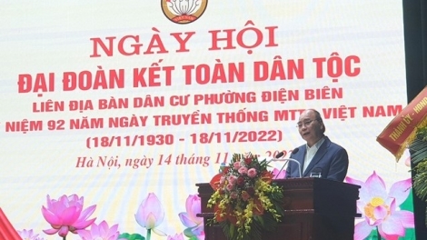 Kơdră teh đak bơ̆n Nguyễn Xuân Phúc năm akŏm 'Năr Tơguăt tơguăl tơ̆ Hà Nội