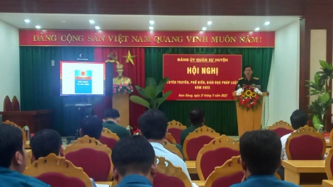 Nam Giang: Hội nghị xay truih xa nay p’too pa choom pháp luật c’moo 2022