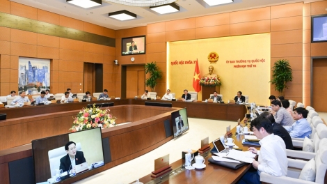 Thường vụ Quốc hội prá xay coh tr’nơơp ooy pr’họp pr’hậc g’luh 2