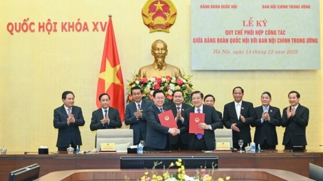 Kơdră chĕp pơgơ̆r Kuô̆k hô̆i vang năm Pơm lêh trong iung jang hơdoi kơ Đảng khul Kuô̆k hô̆i hăm Ban Nội chính Trung ương