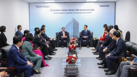 Thủ tướng Chính phủ râng sa nkra Ntŭk rgum gŭ mĭn n'hanh hun hao R&D bah Tập đoàn Samsung 