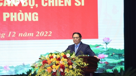 Thủ tướng Phạm Minh Chính lum, bhrợ bhiêc đhị Bộ Tư lệnh Bộ đội Biên phòng